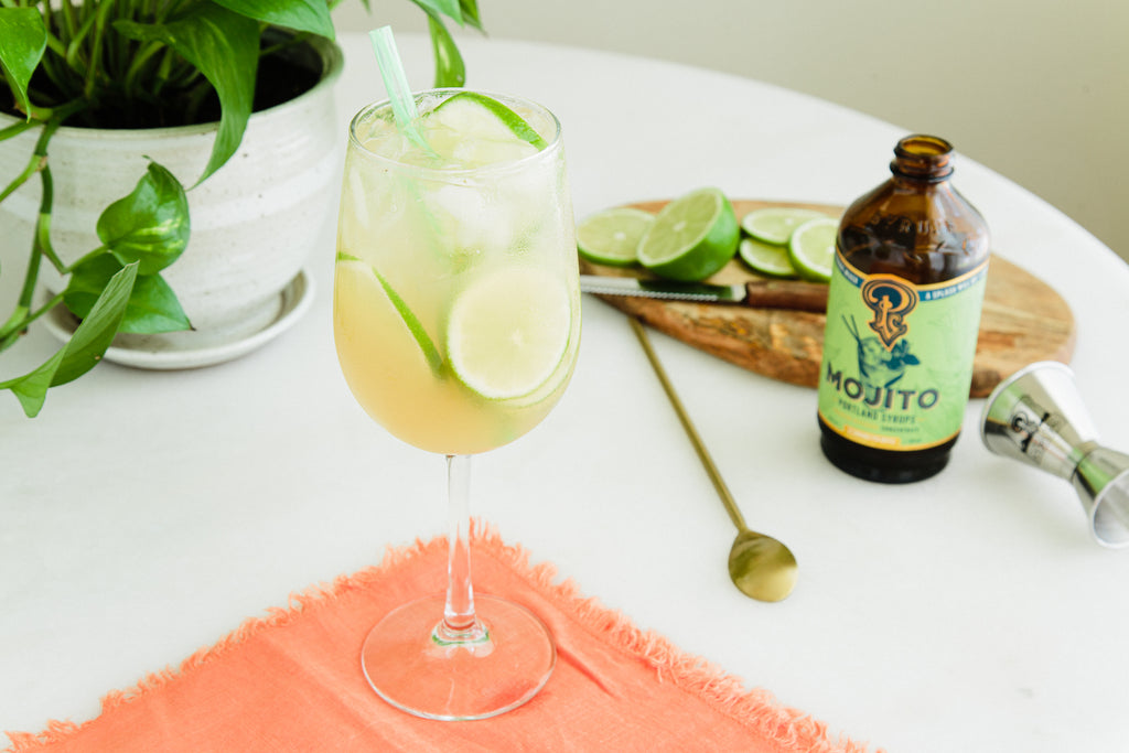 Summer Botanical Cocktails: White Wine Spritzer