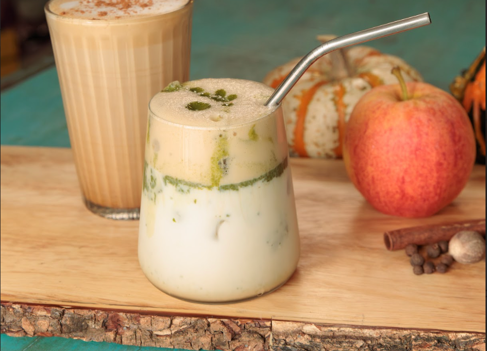 Apple Crisp Matcha Latte – Portland Syrups