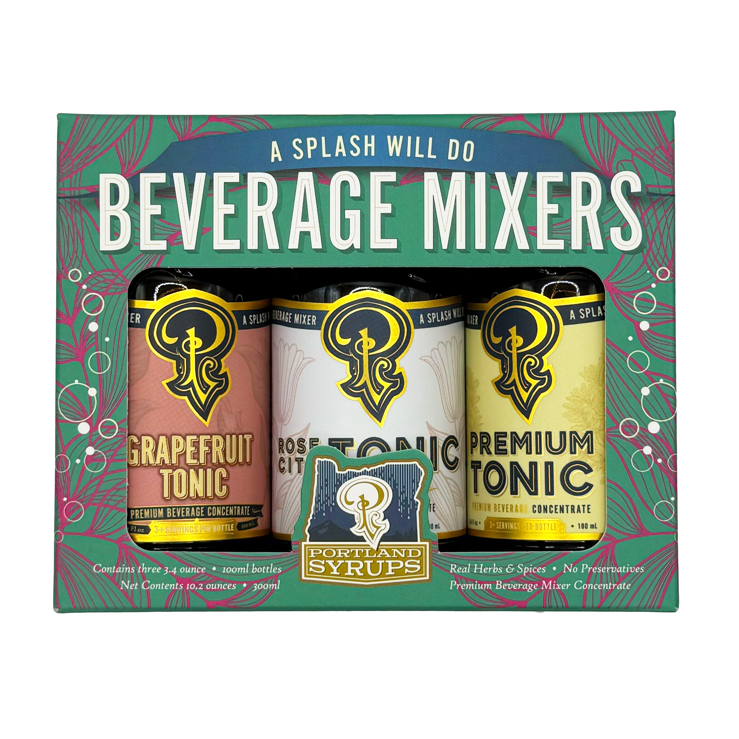 Tonic Trio Gift Set | Portland Syrups