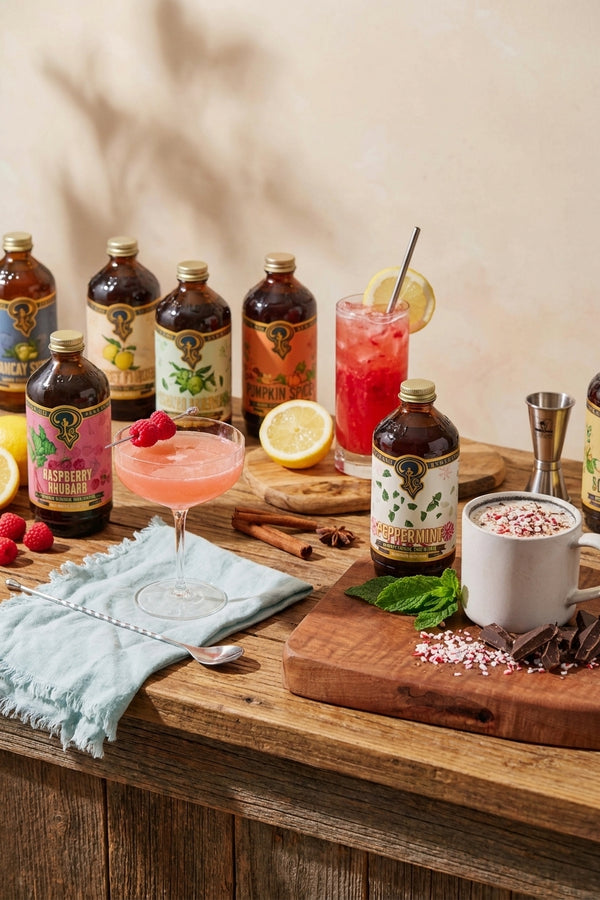 Cocktail syrups for catering: scaling craft drinks