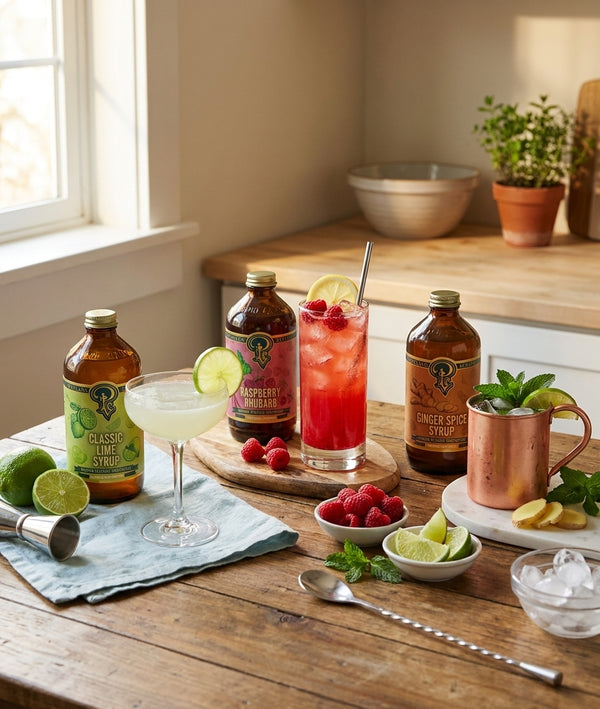 Cocktail syrup three-pack for beginners: what to pick