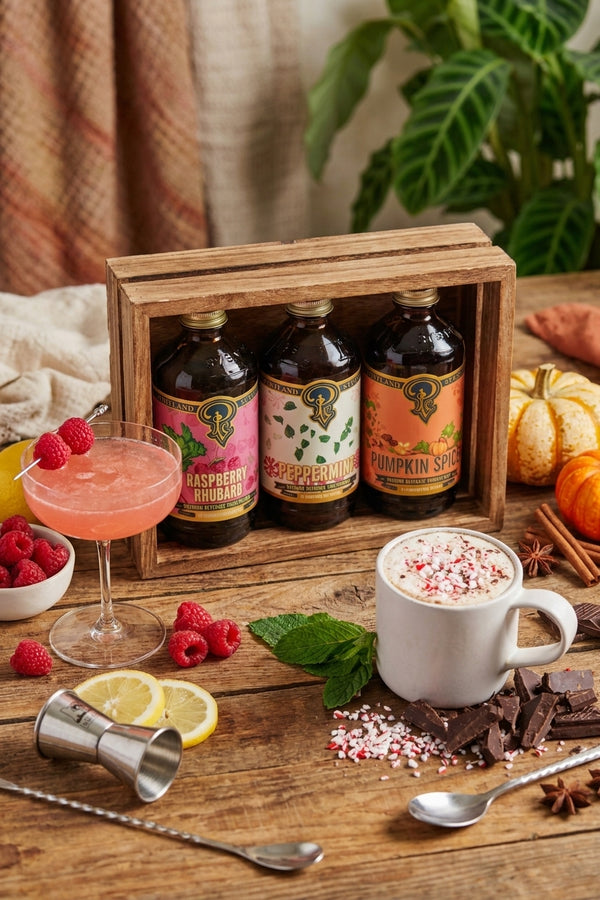 Best cocktail syrup gift set for a housewarming