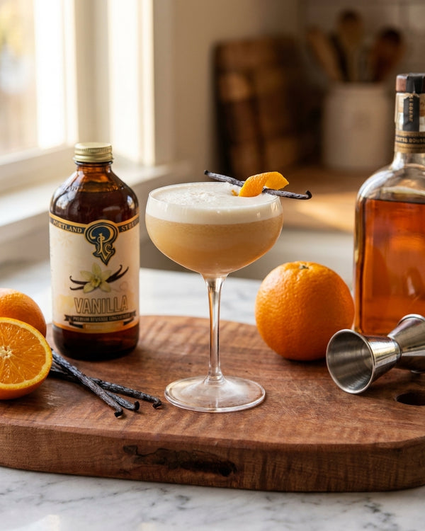 How to make a vanilla bourbon sour