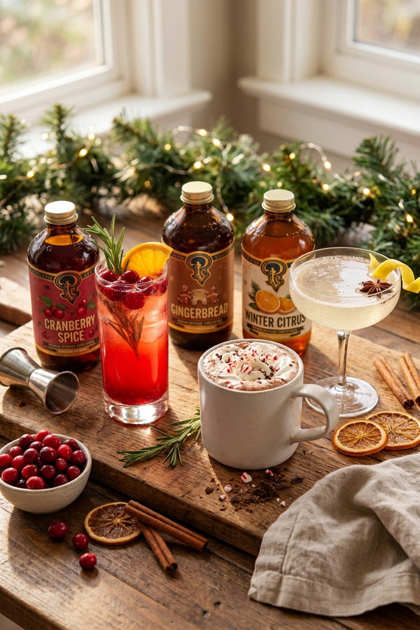 Best cocktail syrup variety pack for a holiday party