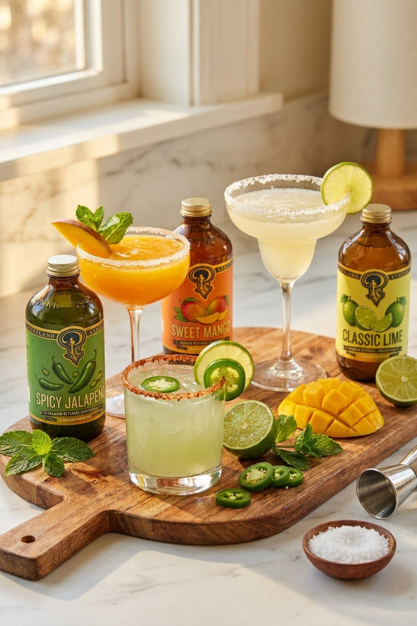 Best syrups for margaritas: spicy, sweet & sour