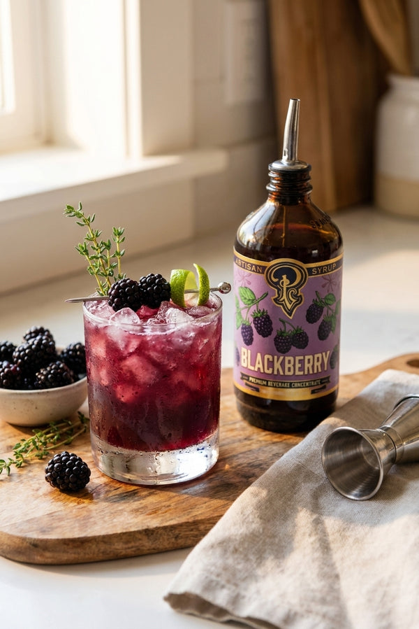 Blackberry syrup for cocktails: ratio & ideas