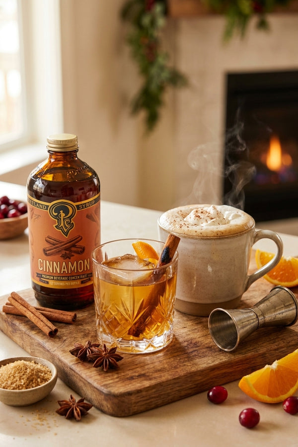 Cinnamon syrup for cocktails: holiday & year-round