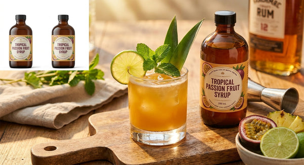 Best syrups for rum cocktails: tropical pairings