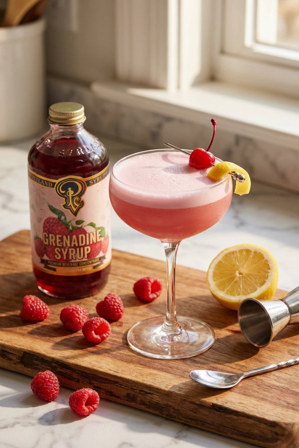 How to make a pink lady cocktail