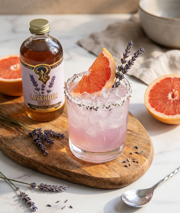 How to make a lavender paloma with grapefruit