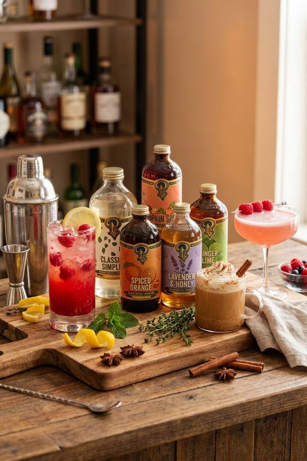 Best cocktail syrups for a home bar setup