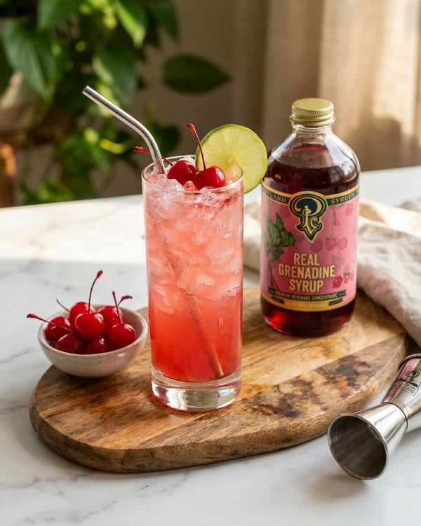 How to make a dirty shirley with real grenadine