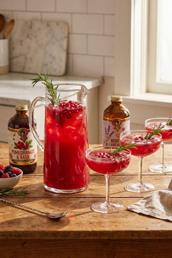 How to batch cocktails with syrups for a crowd