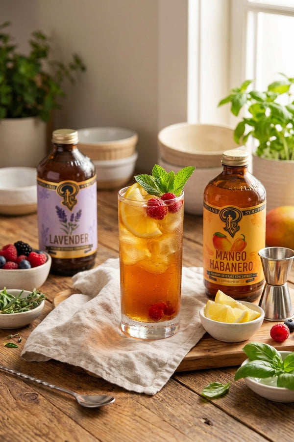 Best syrups for iced tea: pairings & ratios