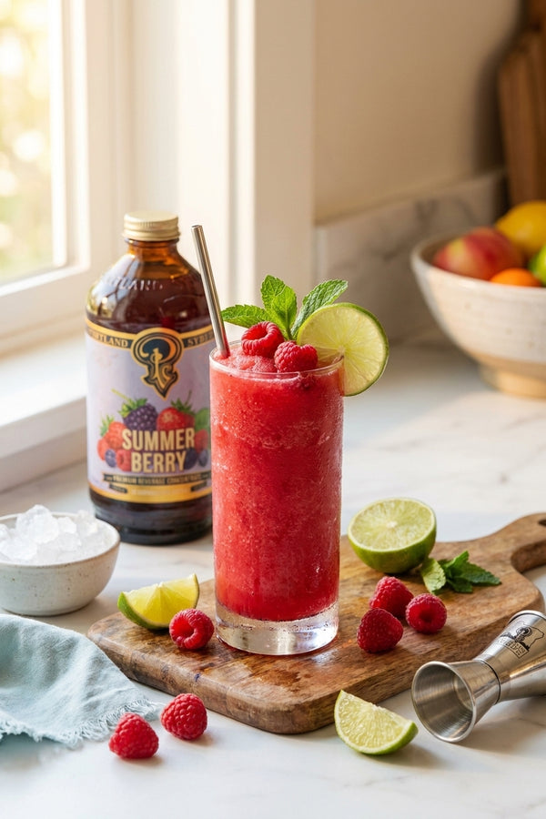 How to make a syrup-based slushie for parties