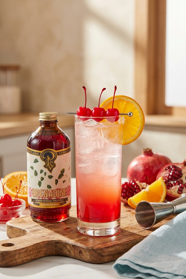 Grenadine syrup for shirley temples: kid-friendly recipe