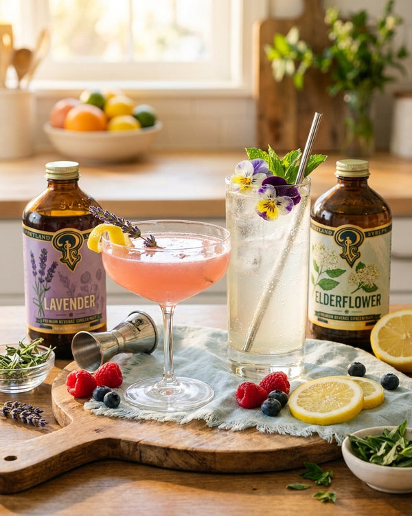 Best syrups for spring cocktails: floral & fresh