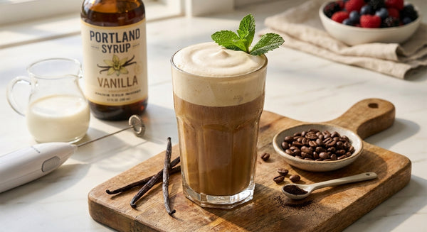 How to make vanilla cold foam for iced coffee