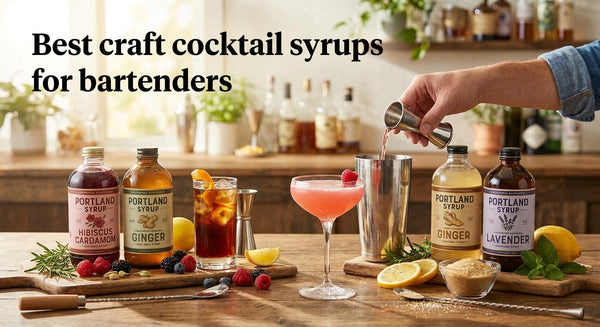 Best craft cocktail syrups for bartenders