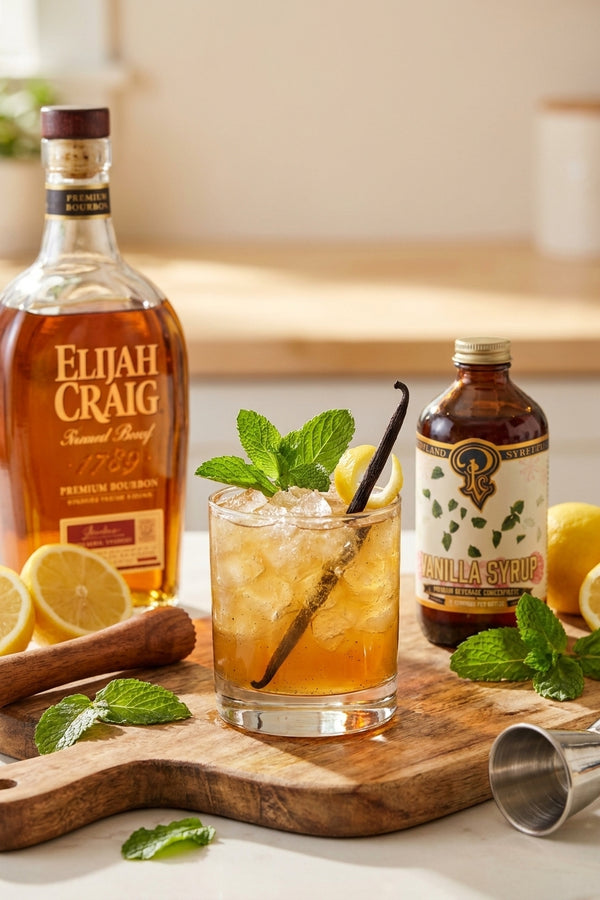 How to make a vanilla bourbon smash at home