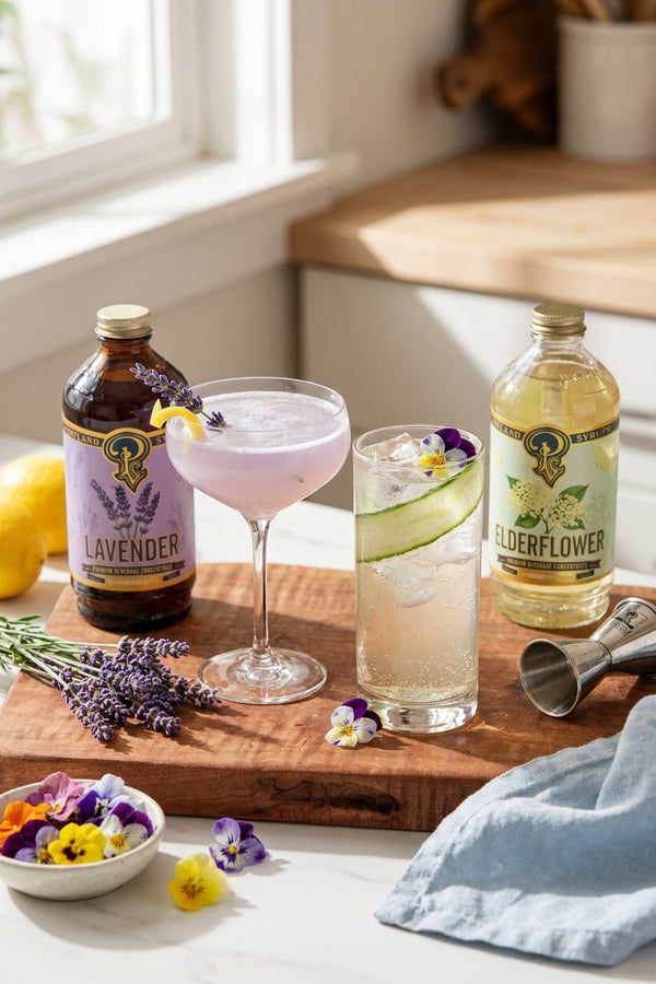Best floral syrups for spring cocktails: bartender picks