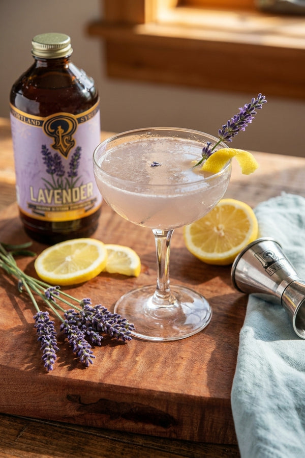 How to make a lavender gimlet at home