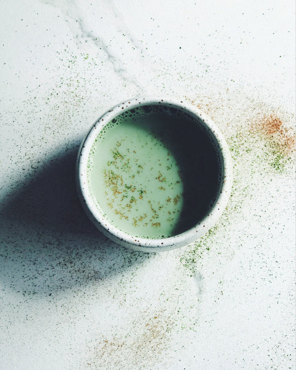 Marionberry Matcha Latte