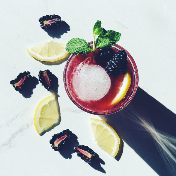 Marionberry Whiskey Smash