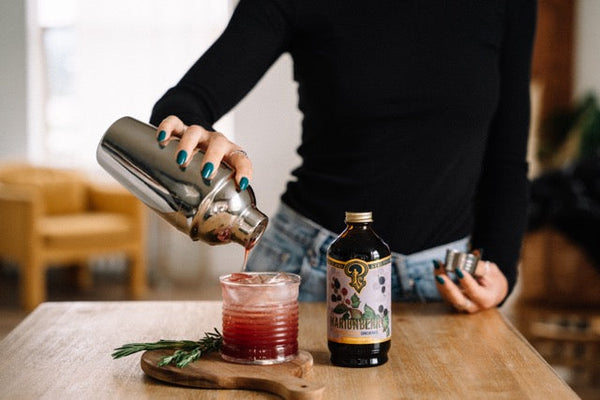 portland syrups marionberry cocktail mocktail holiday drink festive mixology bartending 