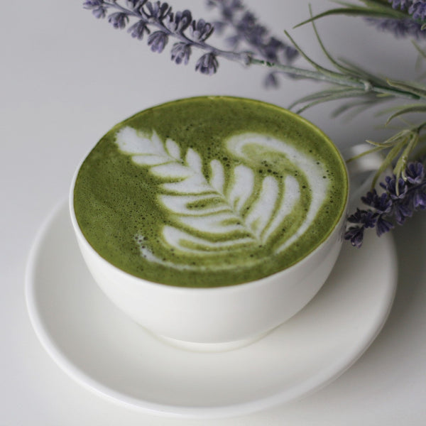 Lavender Matcha Latte