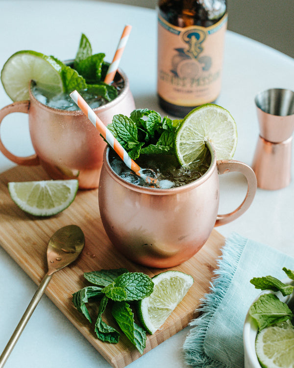 Passion Fruit Mule: A Copper-Mug Mocktail