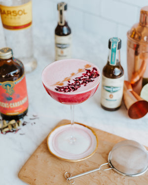 Hibiscus Cardamom Sour: Floral, Spiced, A Little Tart
