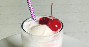 Root Beer Hibiscus Float