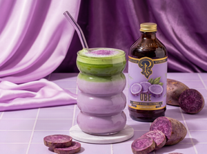 Ube Matcha Latte