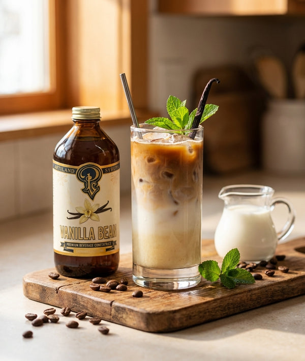 How to make a vanilla iced latte better than starbucks