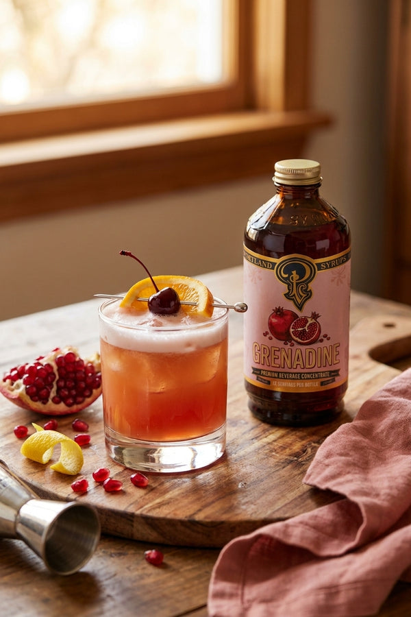 Grenadine syrup for whiskey sours: ratio & how to use