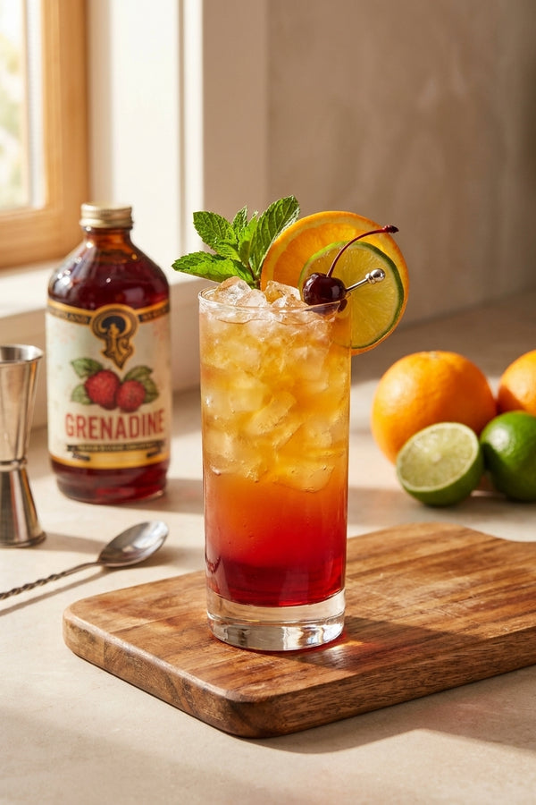 How to make a planter's punch with grenadine