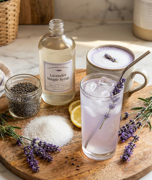 How to make lavender simple syrup: 3-ingredient method