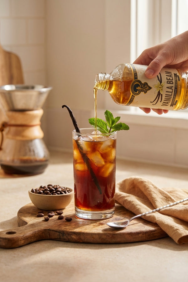 How to make a flavored cold brew with syrups