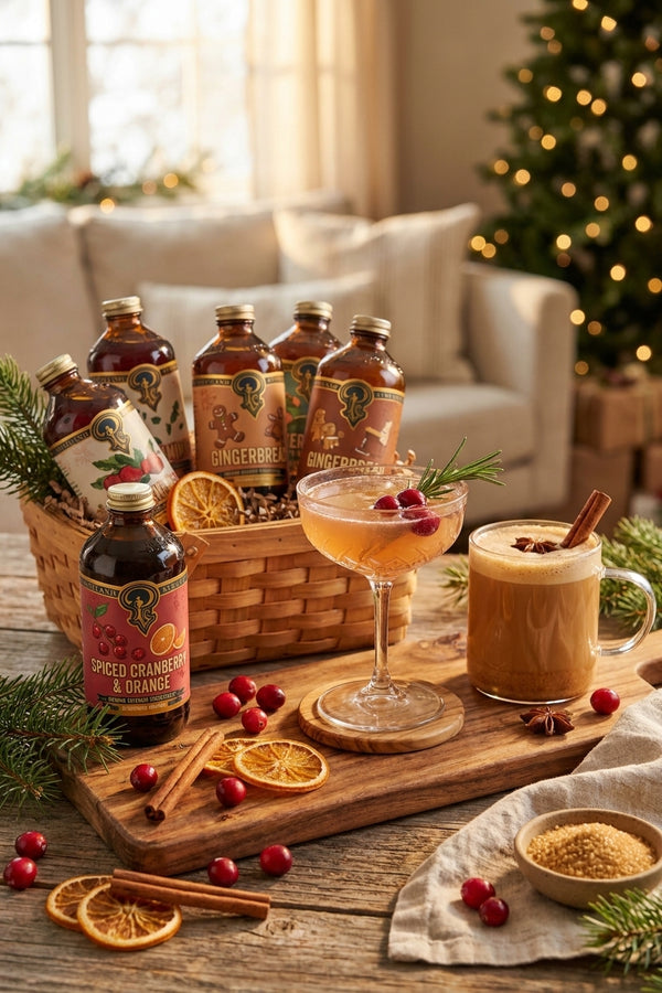 Best cocktail syrups for a christmas gift basket