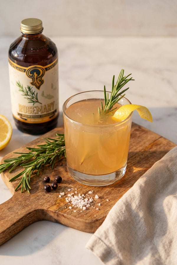 Rosemary syrup for cocktails: 6 herbal pours