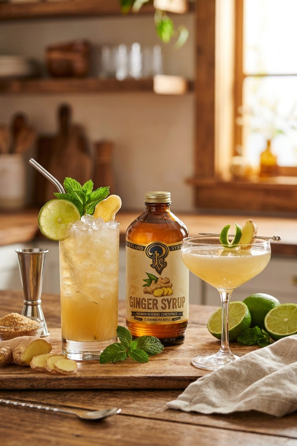 Ginger syrup for cocktails: ratio & pairings