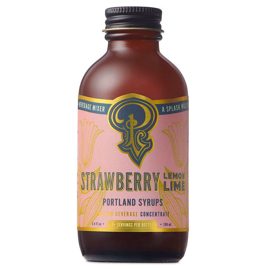 Strawberry Lemon Lime Syrup - 3.4 oz Case of 12