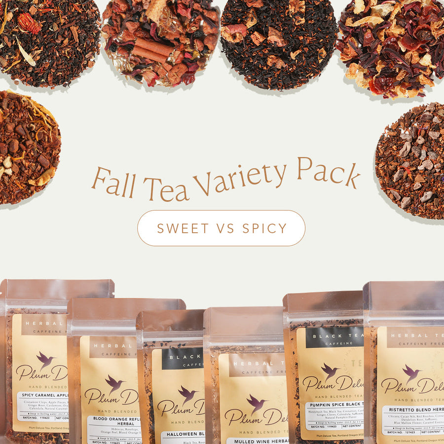 Plum Deluxe Fall Tea Variety Pack - Available for a Limited Time