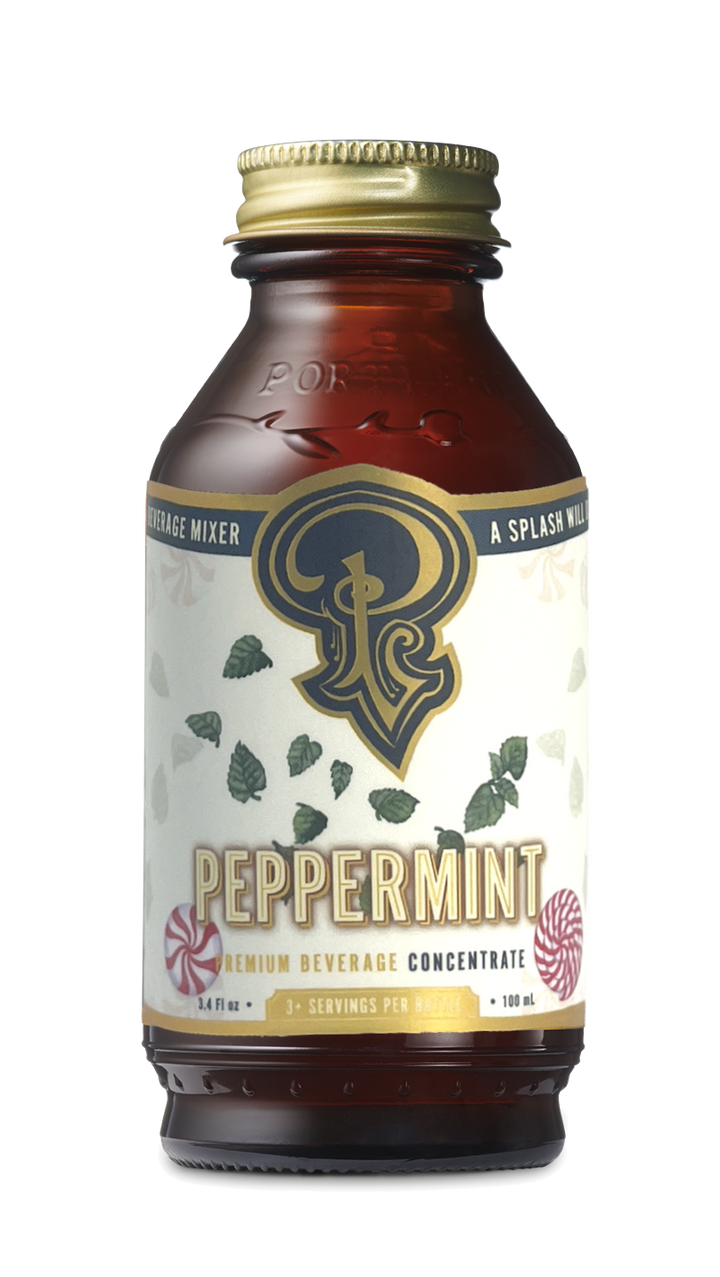 Peppermint Syrup - 3.4 oz Case of 12