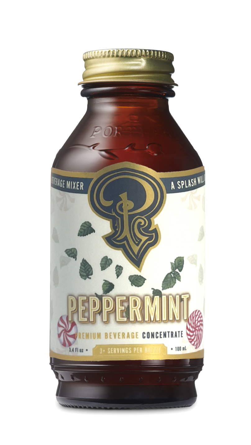 Peppermint Syrup - 3.4 oz Case of 12