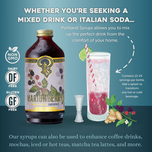 Marionberry Syrup 12oz Case of 6 — view 5