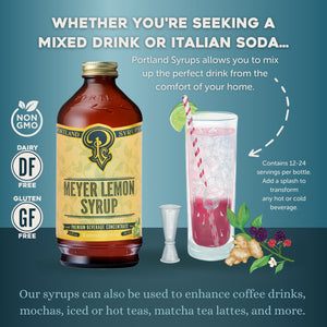 Meyer Lemon Syrup 12oz Case of 6 — view 3