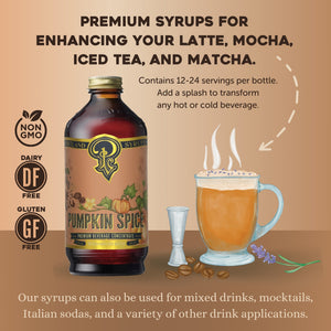 Pumpkin Spice Syrup  12oz Case of 6 — view 3