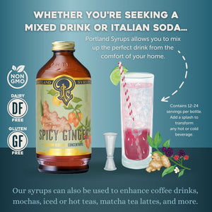 Spicy Ginger Syrup 12oz Case of 6 — view 4